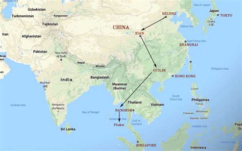 how close are thailand and china
